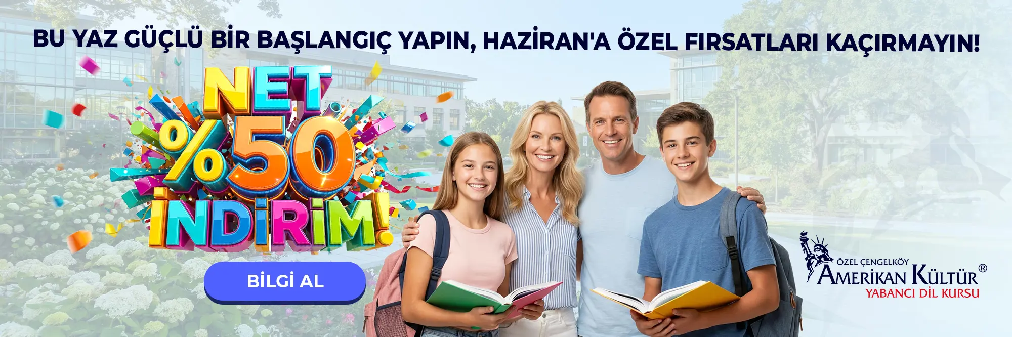Haziran'a Özel Fırsatları Kaçırmayın! Net %50 İndirim!