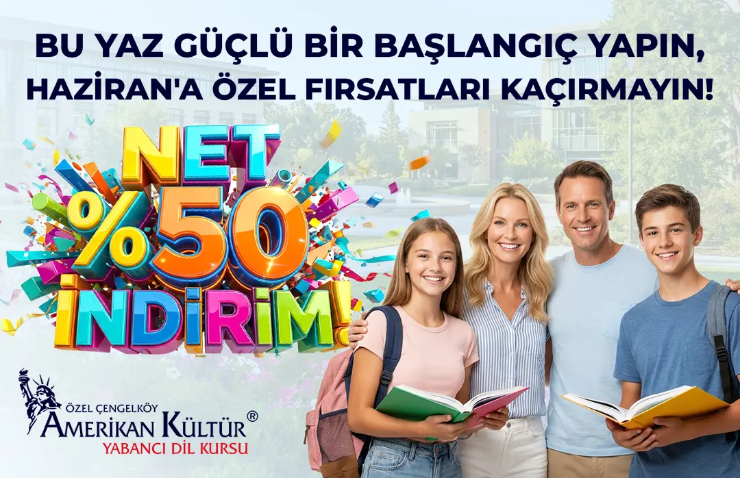 Haziran'a Özel Fırsatları Kaçırmayın! Net %50 İndirim!